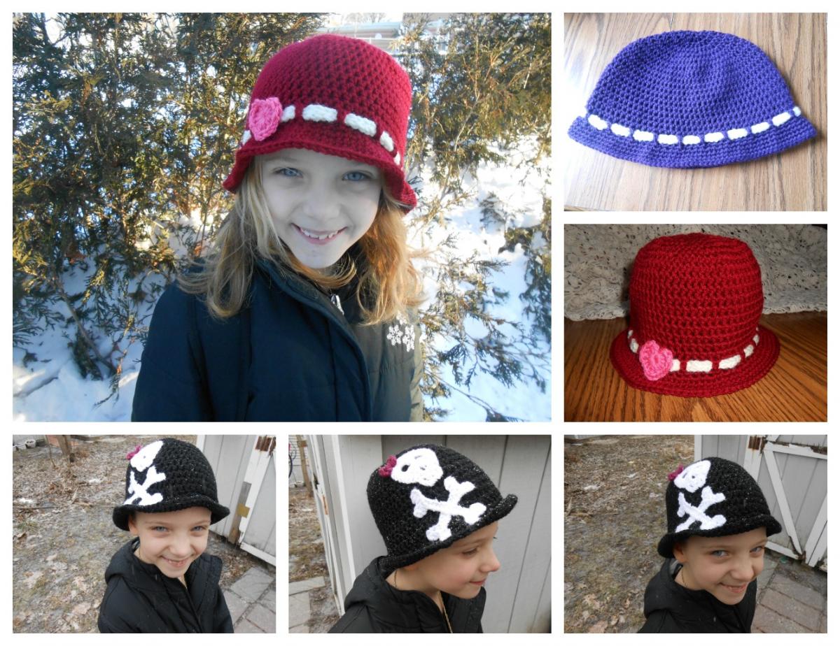 The Cloche Hat (size Toddler, Child, Or Adult)